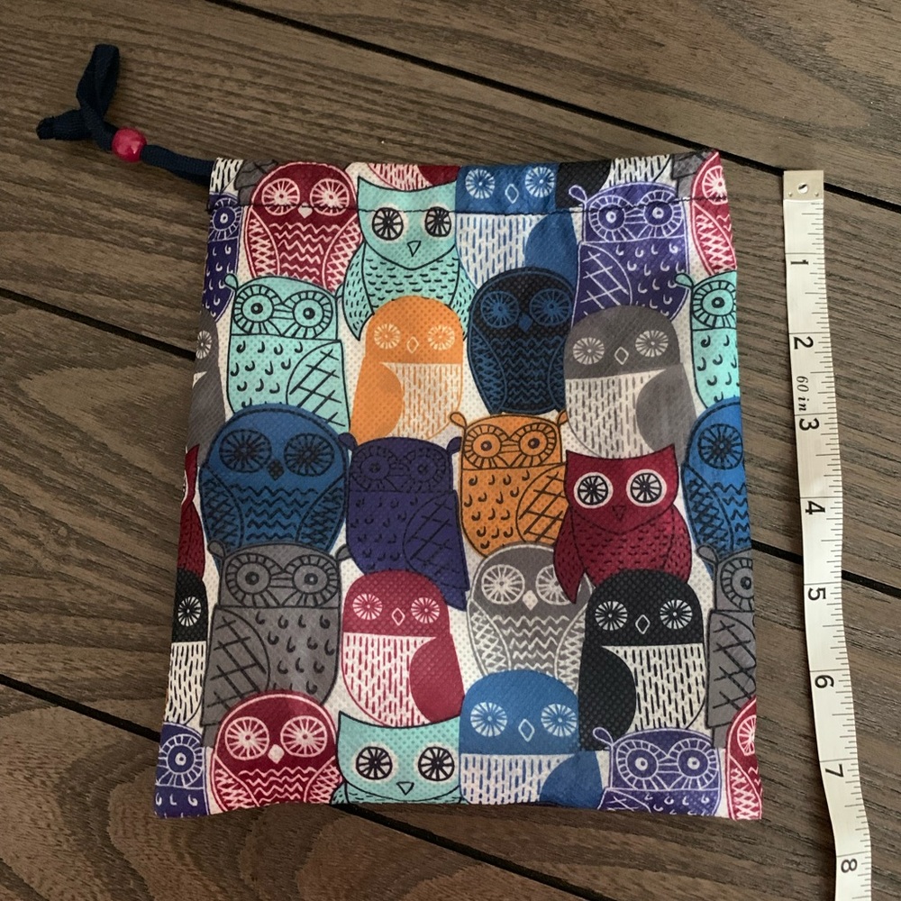 NWOT 31 Owl Drawstring Bag